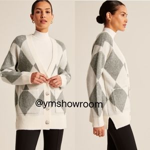 A&F Rhombus cardigan